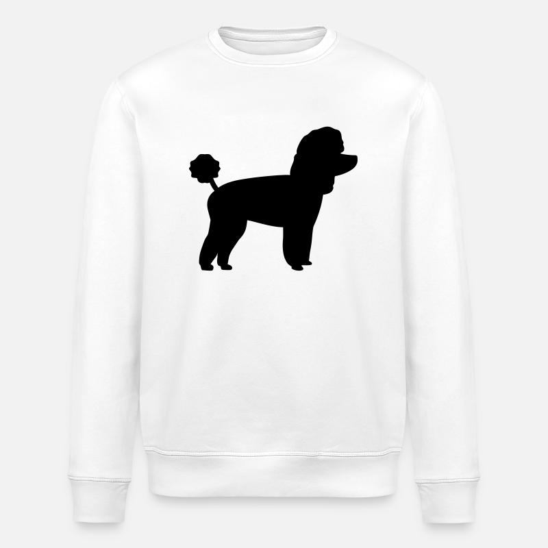 Toy Poodle - Stanley/Stella ROLLER Unisex Organic Sweatshirt - white