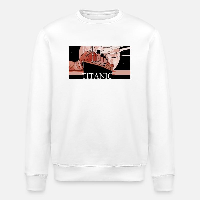 Titanic - Sweat bio ROLLER Stanley/Stella Unisexe - blanc