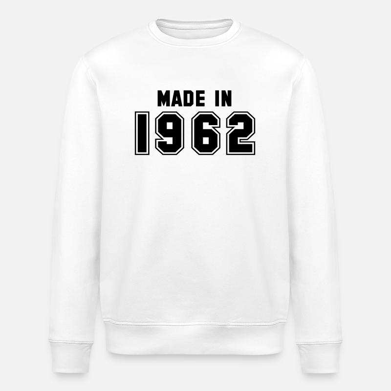 1962 - Stanley/Stella ROLLER Unisex Organic Sweatshirt - white