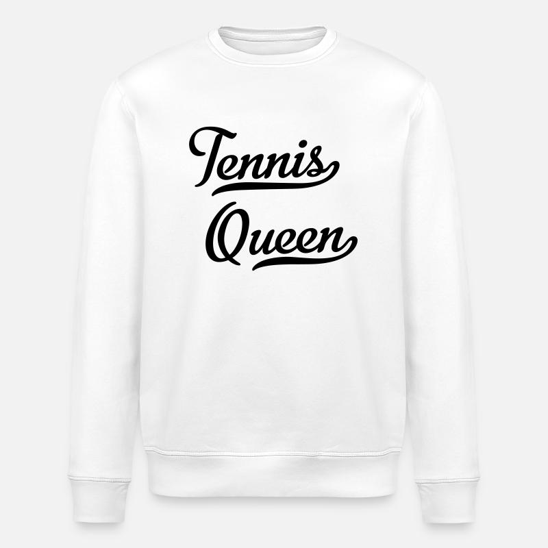 Reine du tennis - Sweat bio ROLLER Stanley/Stella Unisexe - blanc