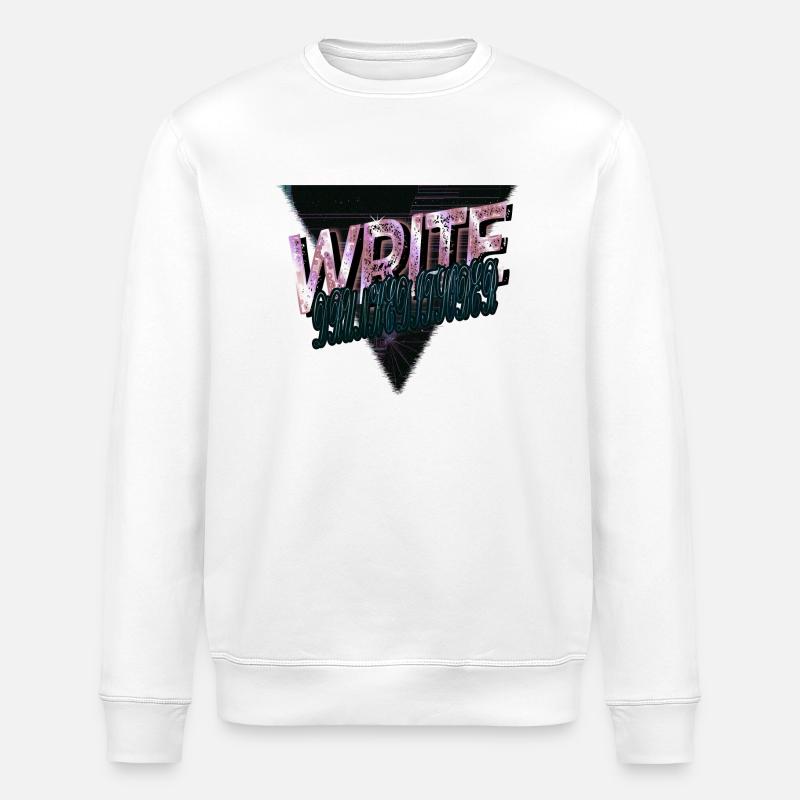 Noël Idée Blog Blagues Costume - Sweat bio ROLLER Stanley/Stella Unisexe - blanc