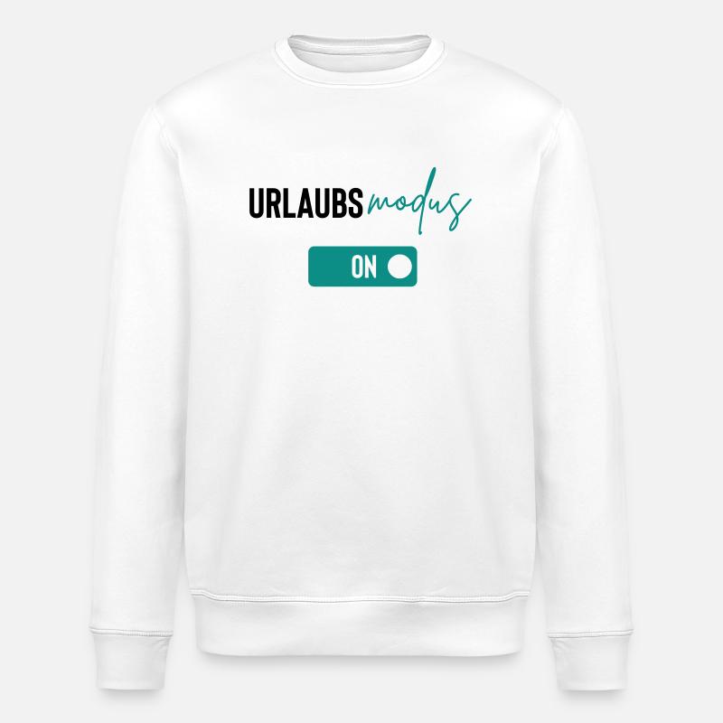 urlaubsmodus - Stanley/Stella Unisex Bio-Sweatshirt ROLLER - Weiß