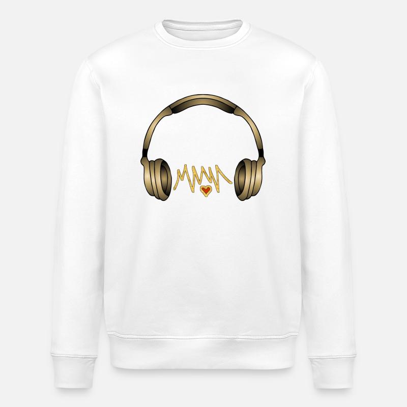 Écouteur - Sweat bio ROLLER Stanley/Stella Unisexe - blanc