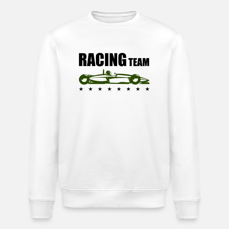 Racing Team - Stanley/Stella ROLLER Unisex Organic Sweatshirt - white