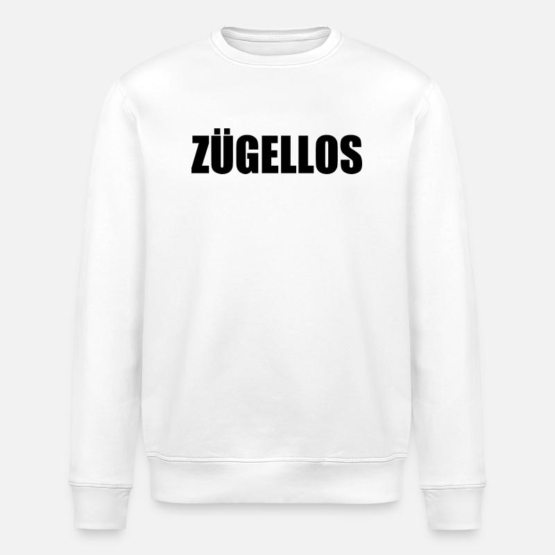 zügellos - Stanley/Stella Unisex Bio-Sweatshirt ROLLER - Weiß