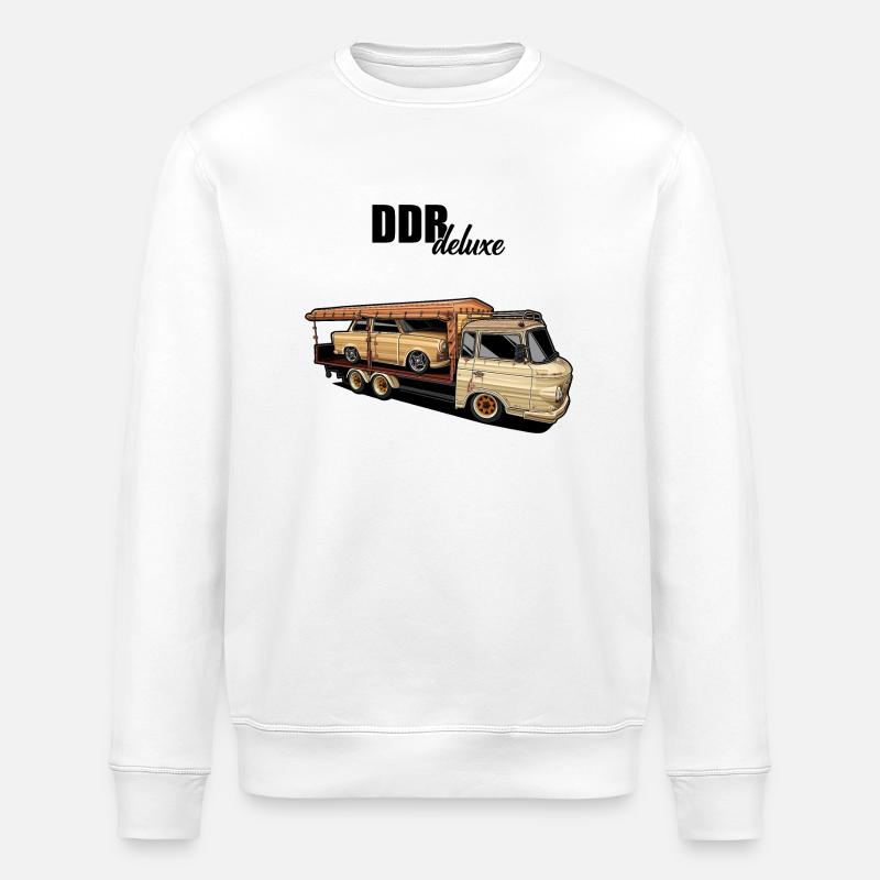Barkas // Illustration - Stanley/Stella ROLLER Unisex Organic Sweatshirt - white