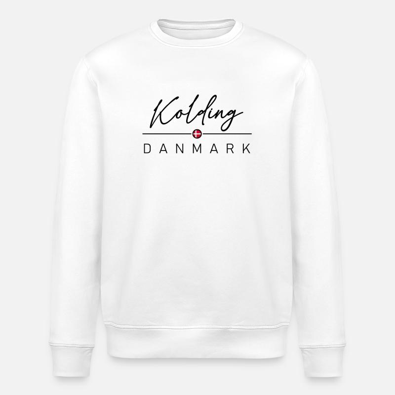 Dänemark - Kolding - Danmark - Denmark - Stanley/Stella ROLLER Unisex Organic Sweatshirt - white