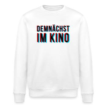 Demnächst im Kino - Stanley/Stella Unisex Bio-Sweatshirt ROLLER - Weiß - Vorne - Nik (191cm)