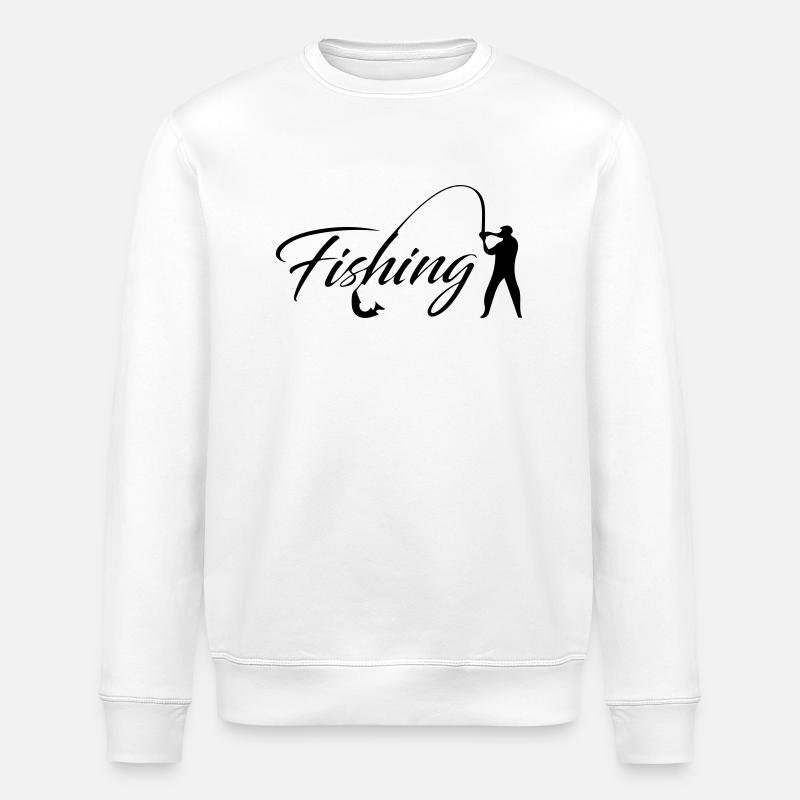 Angeln - Stanley/Stella Unisex Bio-Sweatshirt ROLLER - Weiß