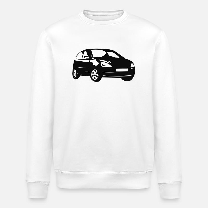 Voiture - Sweat bio ROLLER Stanley/Stella Unisexe - blanc