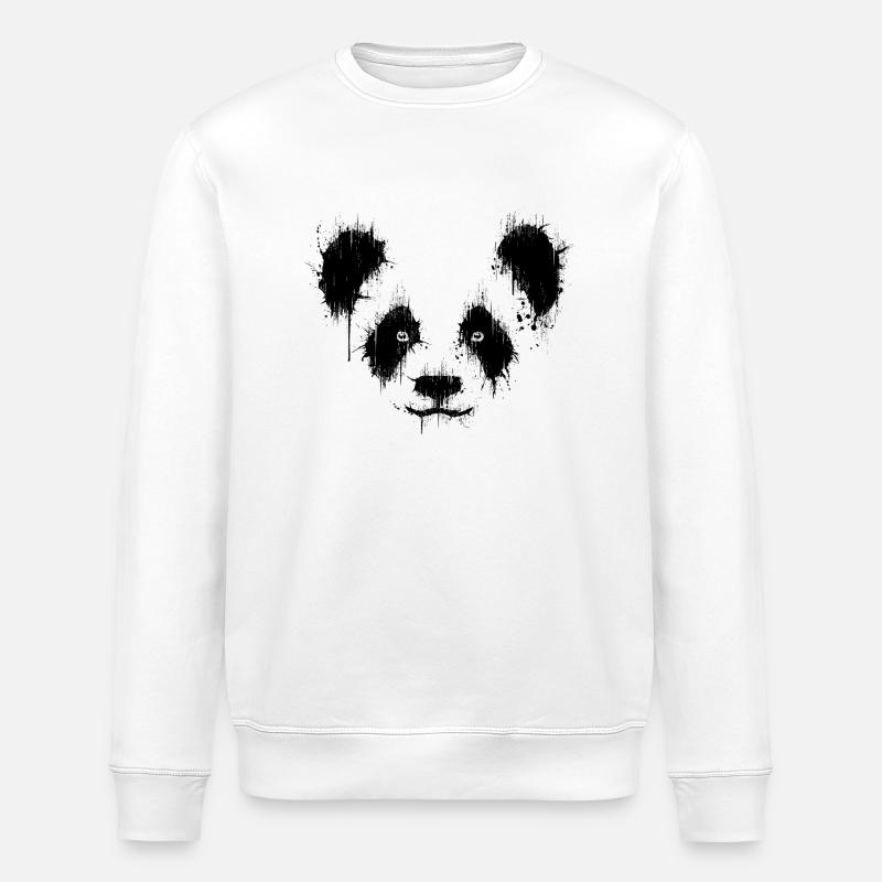 Panda - Sweat bio ROLLER Stanley/Stella Unisexe - blanc