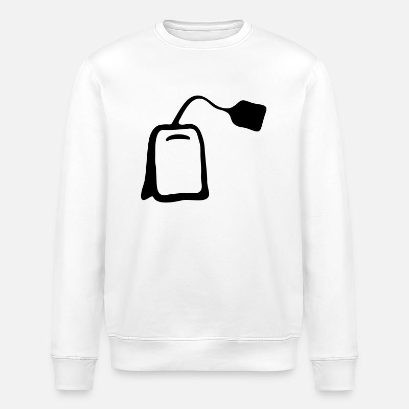 sachet de thé - Sweat bio ROLLER Stanley/Stella Unisexe - blanc
