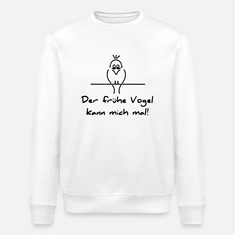 Early Bird - Sweat bio ROLLER Stanley/Stella Unisexe - blanc