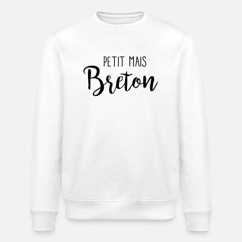 Petit breton - Sweat bio ROLLER Stanley/Stella Unisexe - blanc