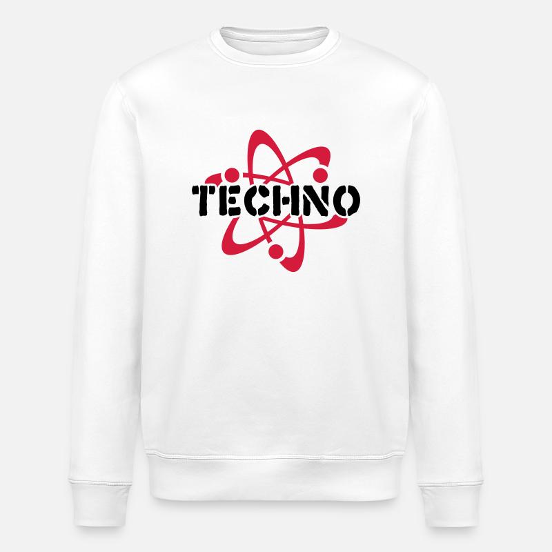 Techno__V003 - Stanley/Stella Unisex Bio-Sweatshirt ROLLER - Weiß
