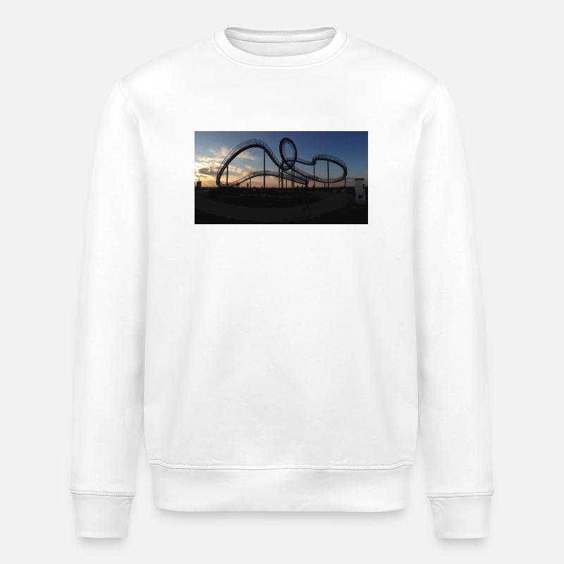 Tiger & Turtle - Stanley/Stella ROLLER Unisex Organic Sweatshirt - white