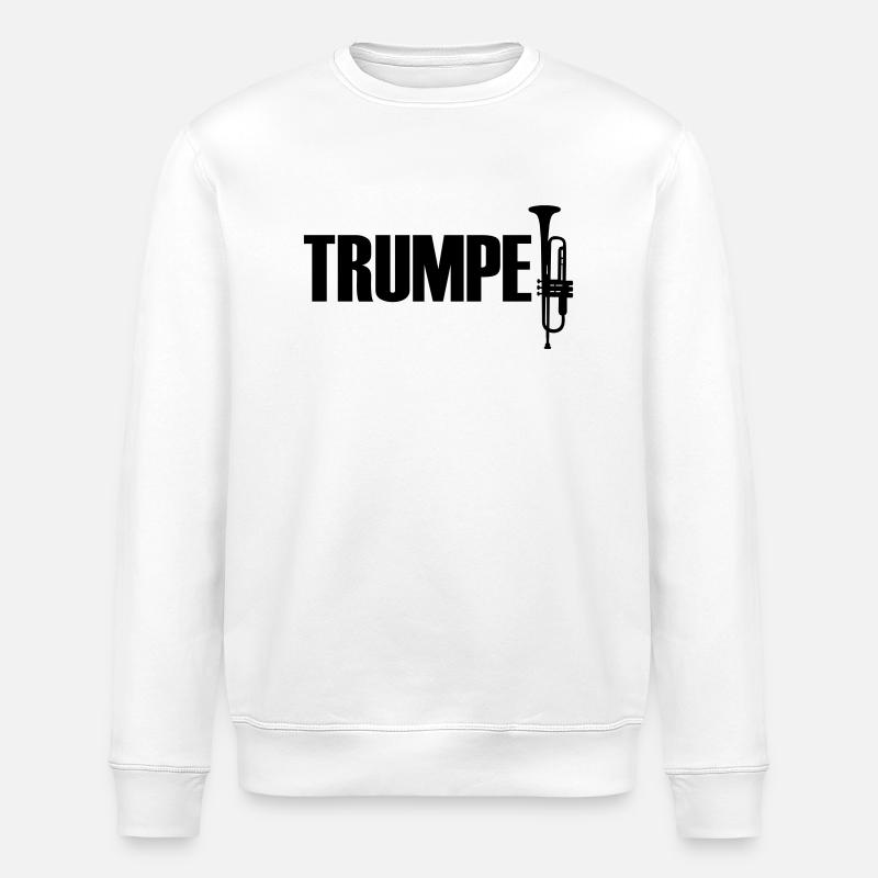 trumpet - Sweat bio ROLLER Stanley/Stella Unisexe - blanc
