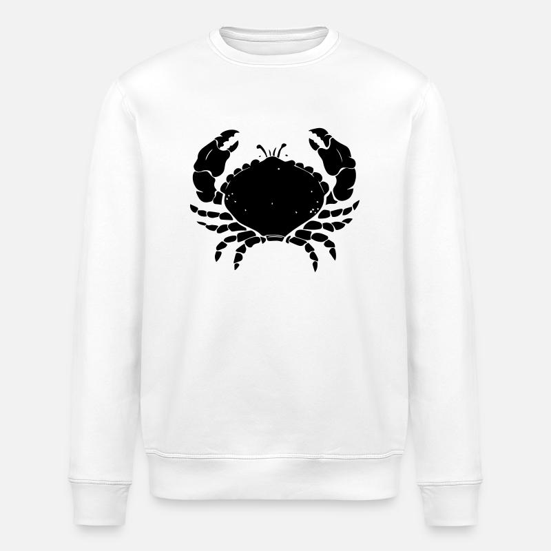 crab - Sweat bio ROLLER Stanley/Stella Unisexe - blanc