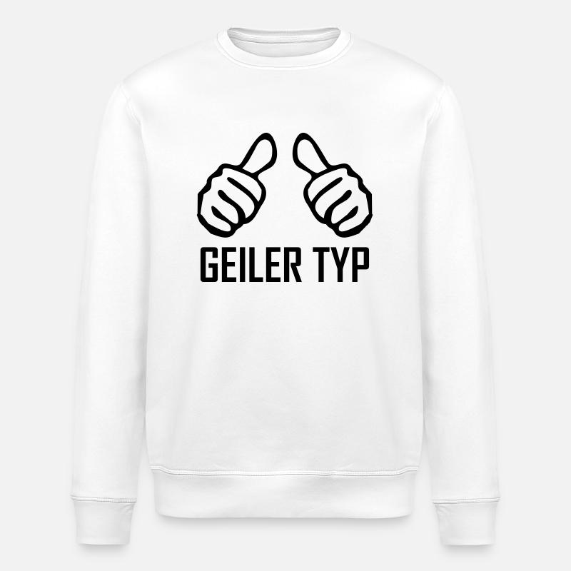 geiler typ - Sweat bio ROLLER Stanley/Stella Unisexe - blanc