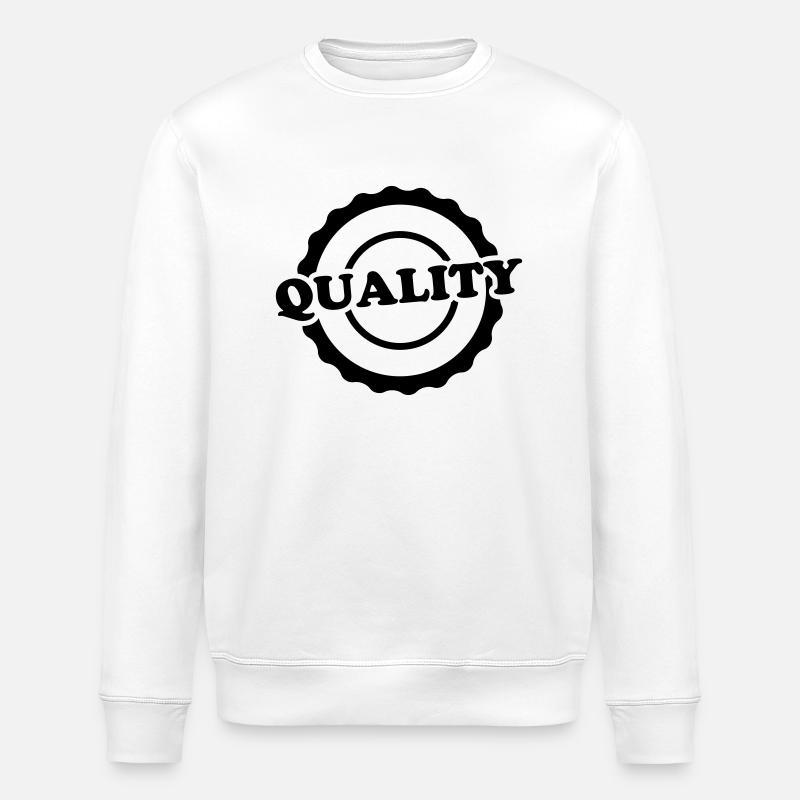 Cool Quality Design - Stanley/Stella Unisex Bio-Sweatshirt ROLLER - Weiß