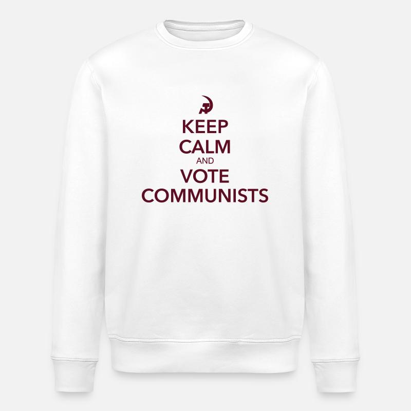 Vote communists - Sweat bio ROLLER Stanley/Stella Unisexe - blanc