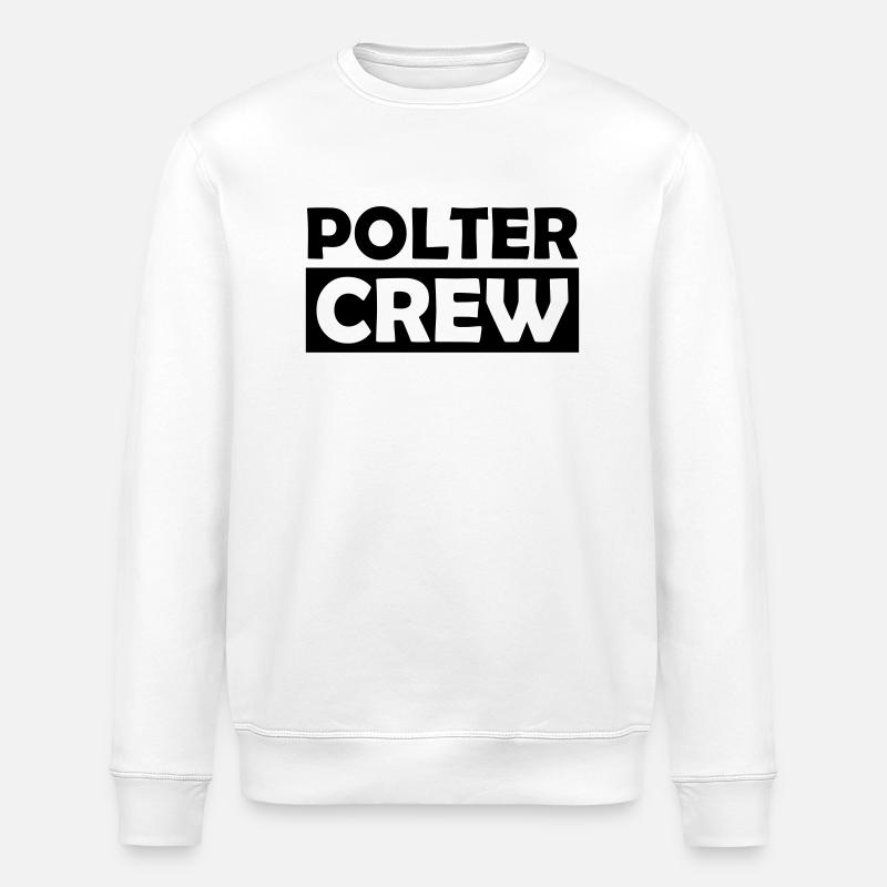 polter crew - Stanley/Stella Unisex Bio-Sweatshirt ROLLER - Weiß