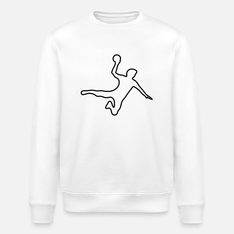 handball - Stanley/Stella Unisex Bio-Sweatshirt ROLLER - Weiß