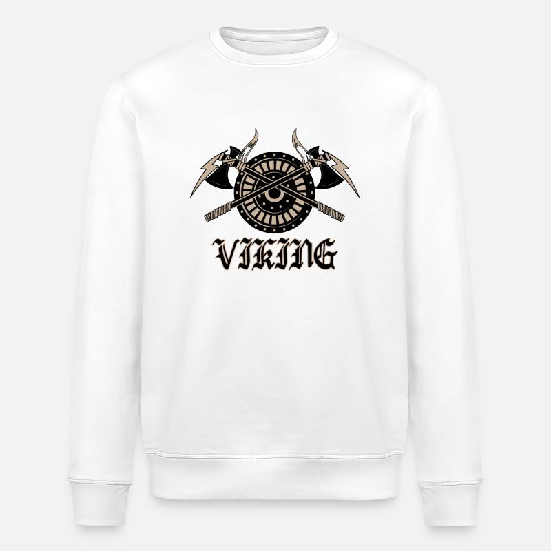 Wikinger - Stanley/Stella Unisex Bio-Sweatshirt ROLLER - Weiß