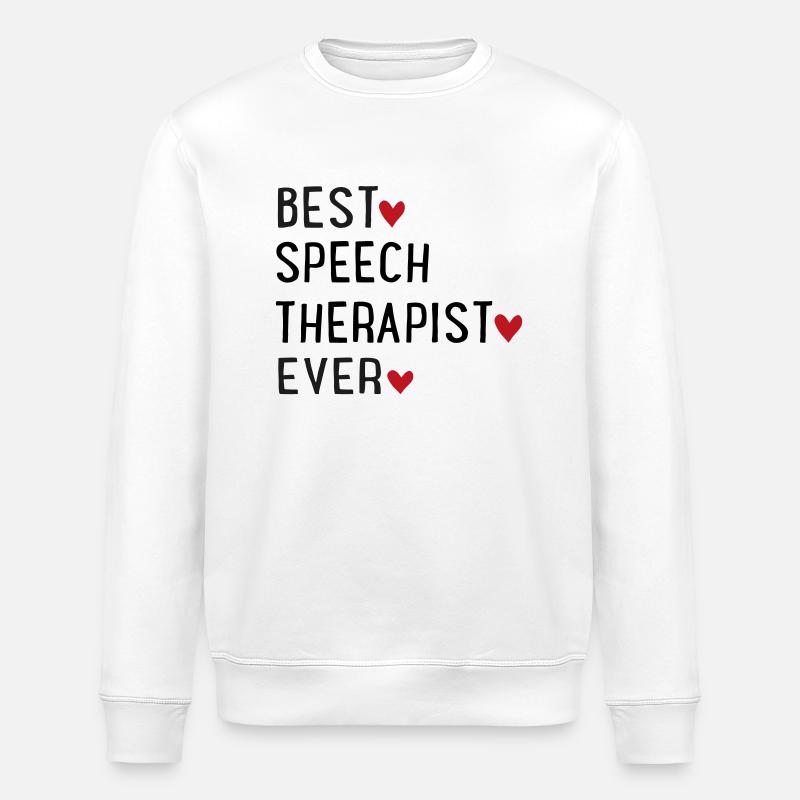 Sprachtherapeut - Stanley/Stella Unisex Bio-Sweatshirt ROLLER - Weiß