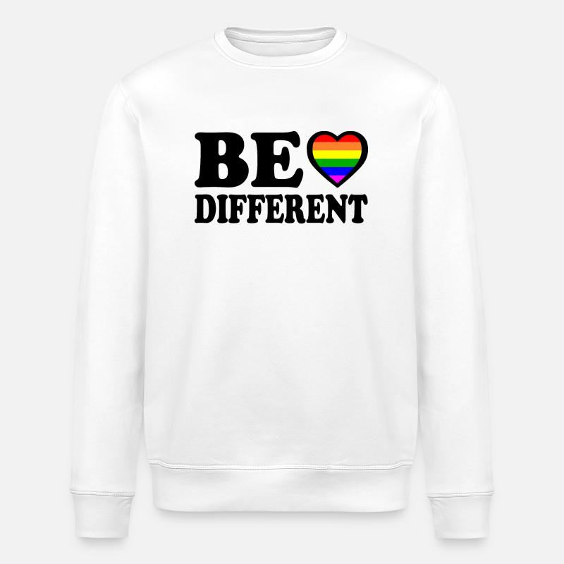 Be different - Stanley/Stella Unisex Bio-Sweatshirt ROLLER - Weiß