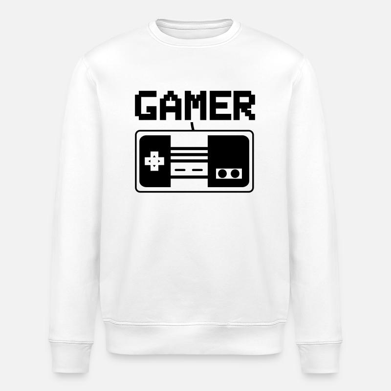 gamer 2 - Stanley/Stella Unisex Bio-Sweatshirt ROLLER - Weiß