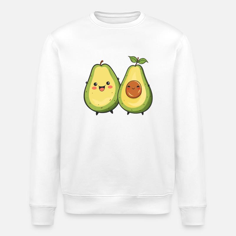 Avocado Love - Stanley/Stella Unisex Bio-Sweatshirt ROLLER - Weiß