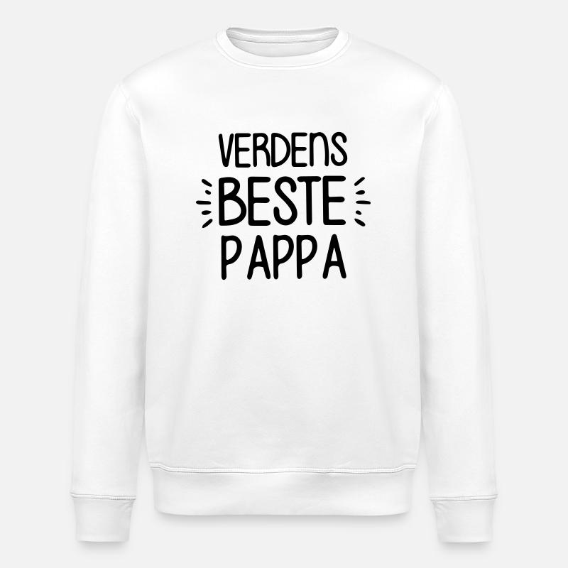 le meilleur père du monde - Sweat bio ROLLER Stanley/Stella Unisexe - blanc