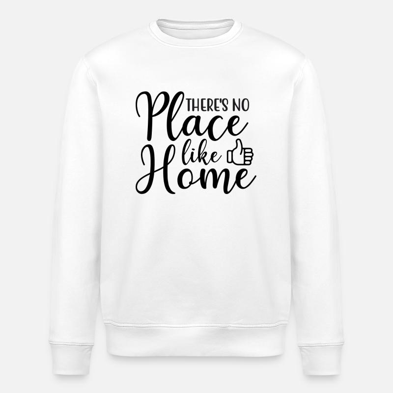 Place like Home - Stanley/Stella Unisex Bio-Sweatshirt ROLLER - Weiß