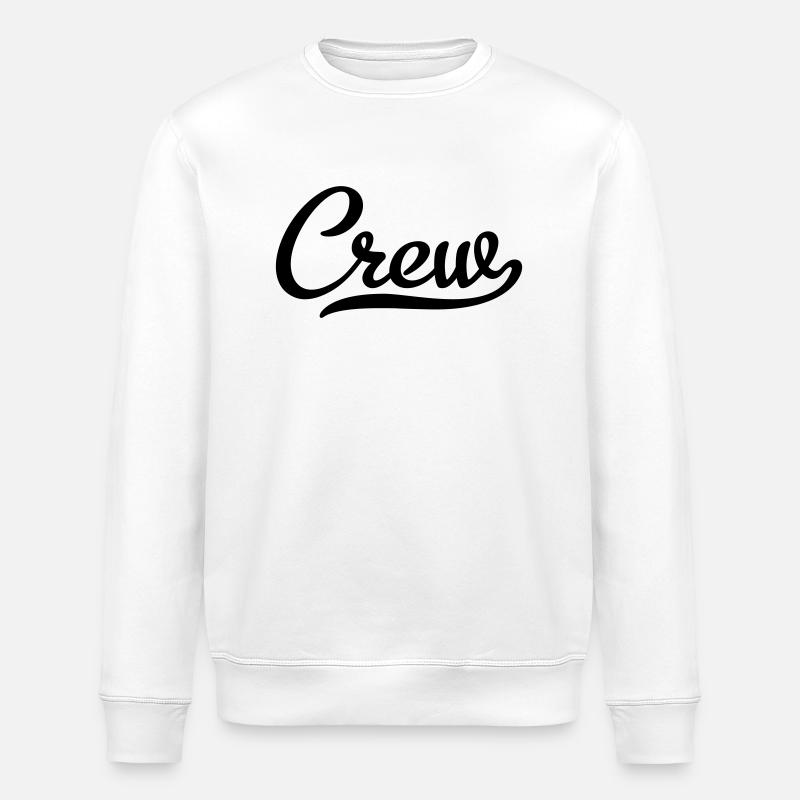 Crew - Stanley/Stella ROLLER Unisex Organic Sweatshirt - white