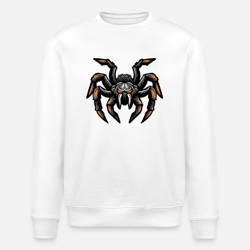 araignée - Sweat bio ROLLER Stanley/Stella Unisexe - blanc