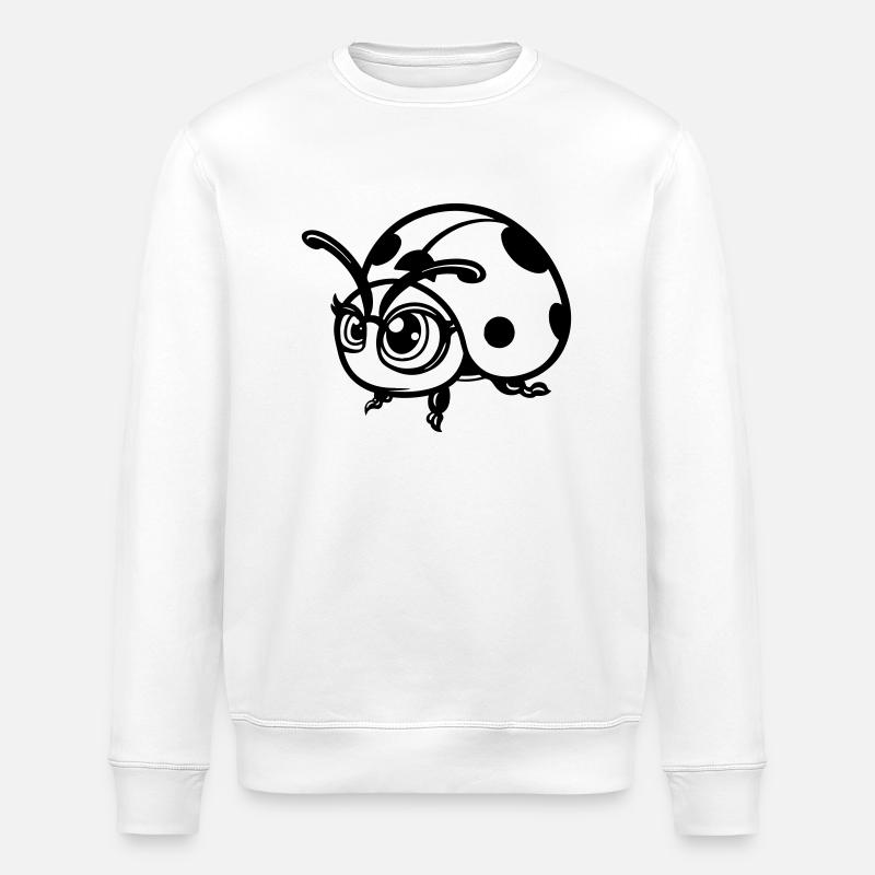 maikäfer comic - Stanley/Stella Unisex Bio-Sweatshirt ROLLER - Weiß