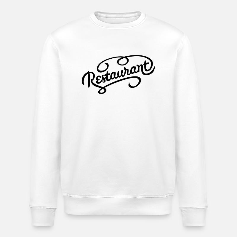 Schriftzug Restaurant - Stanley/Stella Unisex Bio-Sweatshirt ROLLER - Weiß