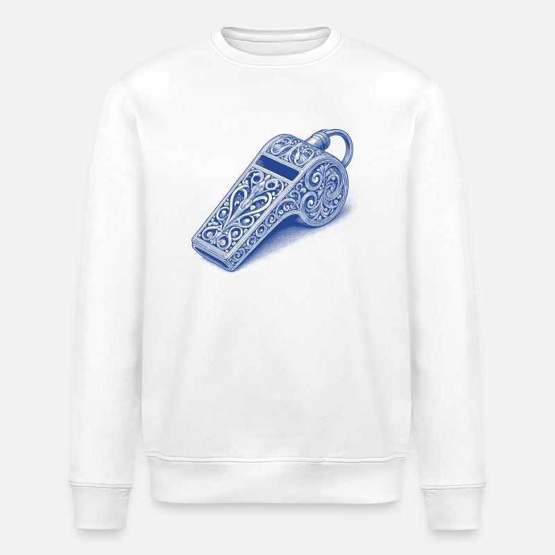 Whistle - Stanley/Stella ROLLER Unisex Organic Sweatshirt - white