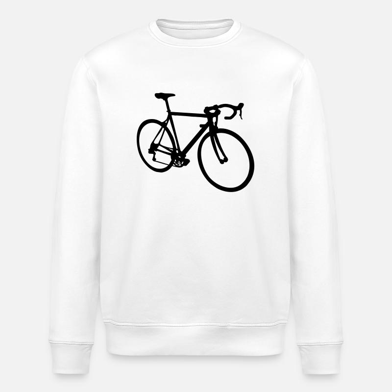 Rennrad - Stanley/Stella Unisex Bio-Sweatshirt ROLLER - Weiß
