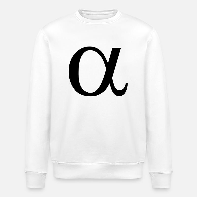 alpha - Stanley/Stella ROLLER Unisex Organic Sweatshirt - white