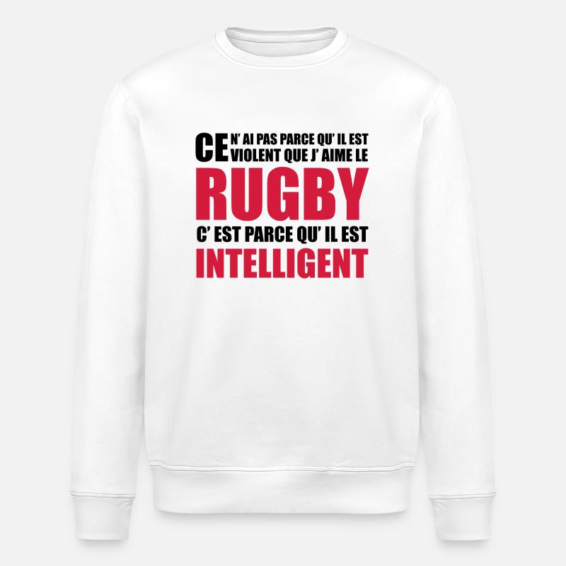 rugby - Stanley/Stella Unisex Bio-Sweatshirt ROLLER - Weiß
