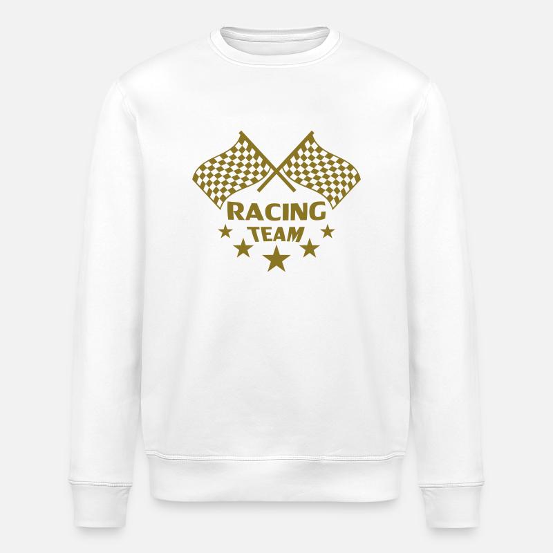 racing_team - Stanley/Stella Unisex Bio-Sweatshirt ROLLER - Weiß