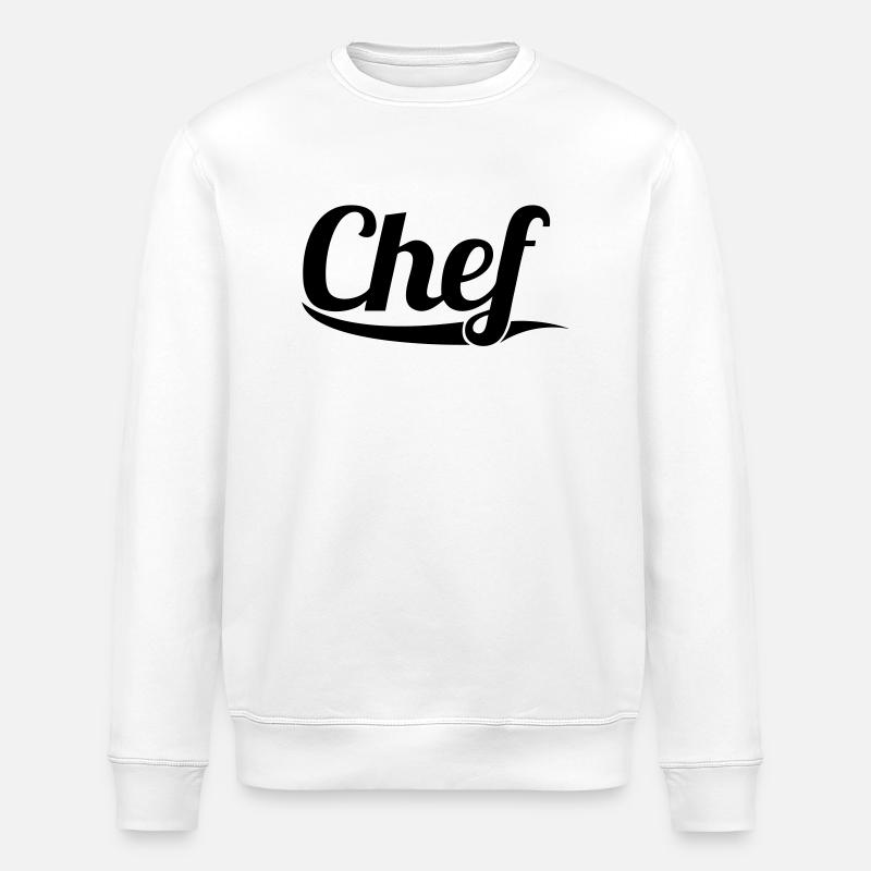 Chef - Sweat bio ROLLER Stanley/Stella Unisexe - blanc