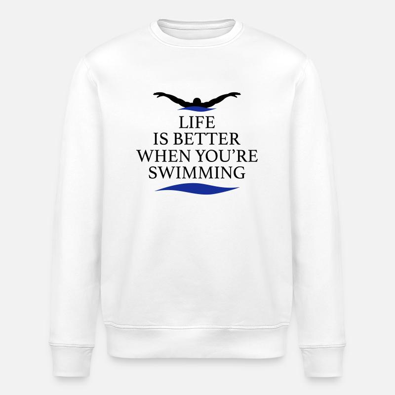 natation - Sweat bio ROLLER Stanley/Stella Unisexe - blanc
