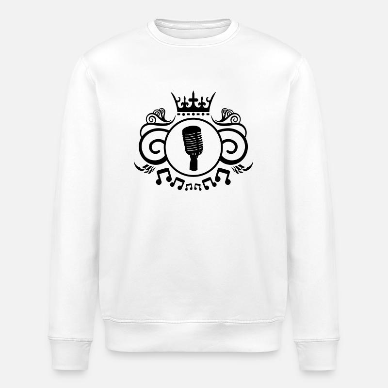 mic2 - Sweat bio ROLLER Stanley/Stella Unisexe - blanc