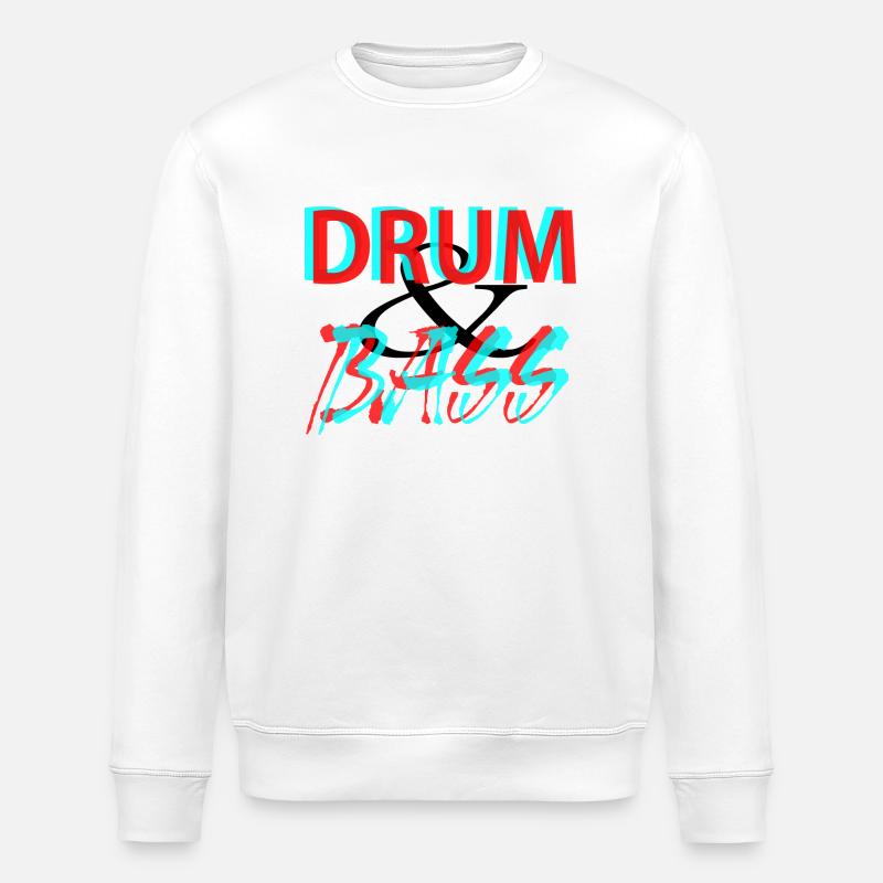 Drum and Bass - Sweat bio ROLLER Stanley/Stella Unisexe - blanc