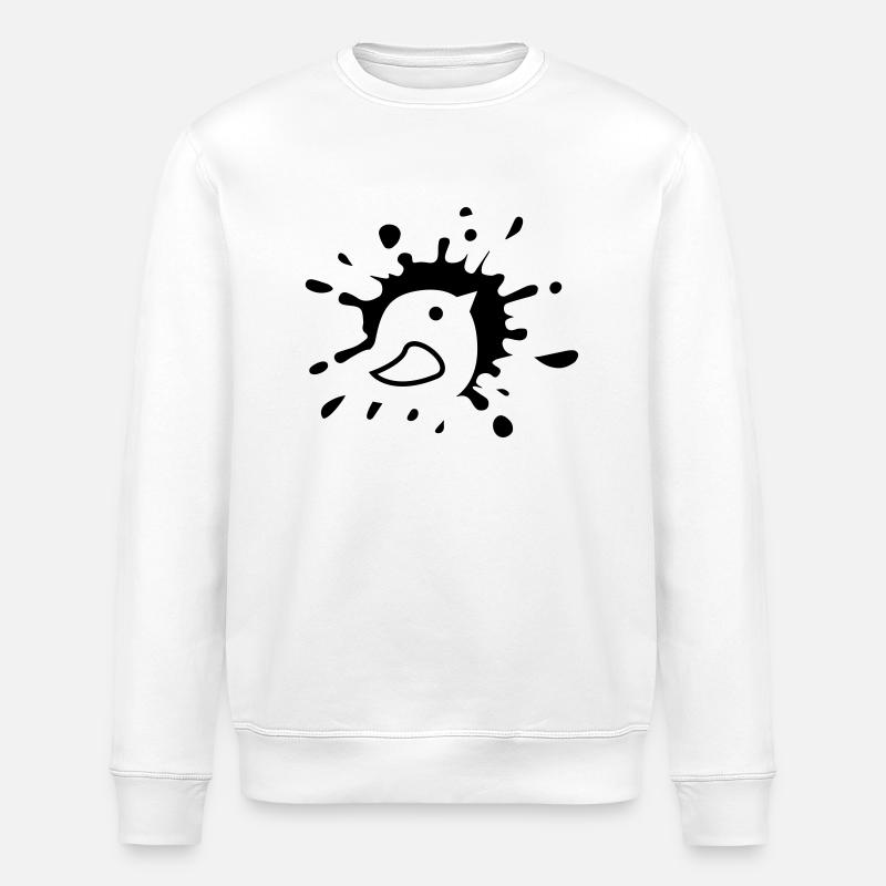 Dreckspatz - Stanley/Stella ROLLER Unisex Organic Sweatshirt - white