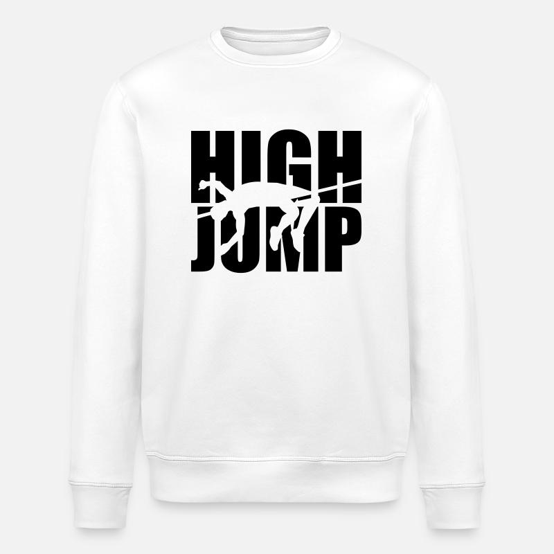 High jump - Sweat bio ROLLER Stanley/Stella Unisexe - blanc