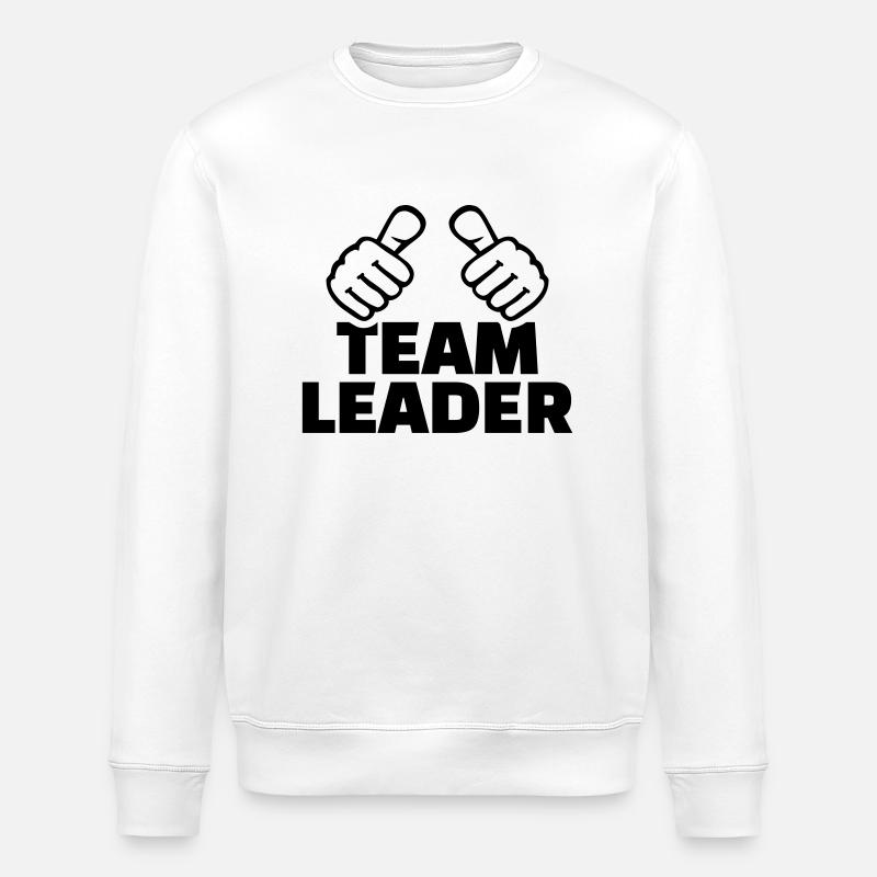 Teamleiter - Stanley/Stella Unisex Bio-Sweatshirt ROLLER - Weiß